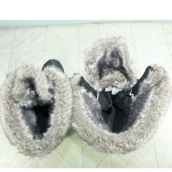 LL Bean Rangeley Black Leather Waterproof Insulated Tall Pac Boots Size 10 M - Picture 6 of 9